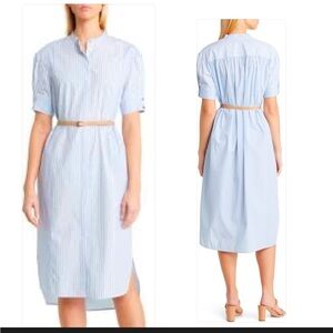 BOSS Hugo Boss “Desseni” Striped Cotton Dress - Missing Belt!!